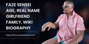 FaZe Sensei Age Real Name Girlfriend Family Wiki Biography