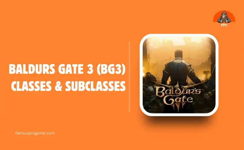 baldur's gate 3 classes